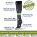 Shyl Jier Compression Stockings for Men & Women - 15-20 mmHg Support Socks for Running Hiking & Travel | 6 Pairs Black Stripes - Buy Online on GoSupps.com