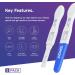 Aydmed Professional Ultra Early Pregnancy Test Dip Cards | 5 Pack | 99% Accuracy | Test 6 Days Before Missed Period - Buy Online on GoSupps.com