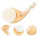 Premium Wooden Face Brush & Massager - Deep Cleansing Scrubber for Makeup Removal & Pore Care | International Shipping Available - Buy Online on GoSupps.com