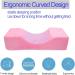 Pink Eyelash Extension Pillow - U Shape Neck Pillow for Beauty Salon | Comfortable Foam Velvet Pillowcase - Buy Online on GoSupps.com