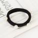 Suoirblss 20 Pcs Black Man-made Pearl Elastic Hair Bands - Hair Ties for Women | Ponytail Headbands Hair Accessories - Buy Online on GoSupps.com