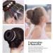 WACURRENTHYD Hair Donut Bun Maker 2PCS Medium 3 Inch Beige - Perfect for Short and Thin Hair - Buy Online on GoSupps.com