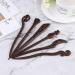 6 Vintage Chinese Wood Hair Sticks - Traditional Women's Hairpins & Clips - Elegant Accessories for Girls - Buy Online on GoSupps.com
