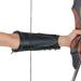 TOPARCHERY Handmade Leather Arm Guard & Shooting Glove - Adjustable for Hunting and Shooting - Medieval Bracer in Black - Buy Online on GoSupps.com