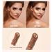 Rose Gold Liquid Highlighter Stick for Face & Body - Waterproof, Moisturizing, Natural Looking Glow | Cushion Applicator - 03 Rose Gold - Buy Online on GoSupps.com