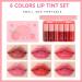 Liquid Tint Stain - 6 Colors Korean Lip Gloss | Moisturizing Multi-Use Lip & Cheek Tint | Long-Lasting Non-Stick Cup Vivid Peach Color - Buy Online on GoSupps.com