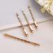 50 Pcs Gold Twist Bobby Pins - Simple Hair Accessories for Women and Girls - Buy Online on GoSupps.com