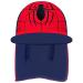 Gifts treat children Legionaire Hut Upf 50+ sun protection swimming cap flap has in the dinosaur pattern for children young sun hat with neck protection 6-8 years of spider