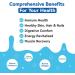 Bovine Colostrum & Collagen Powder for Gut Health Immune Support Hair Growth & Beauty Supplement Sugar Free IgG Probiotics Vitamin B12 C D3 Unflavored 30 Servings Colostrum+Collagen 3.52 Ounce (Pack of 1) - Buy Online on GoSupps.com