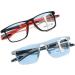 Buy Iynwbjts Fern & Nah Dual-Use Reading Glasses - Ultra-Light TR90 Sport High Definition Progressive Multifocus Anti-Blue Light Gray Frame Orange Legs Size 2.00 - Buy Online on GoSupps.com