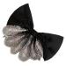 Beaupretty Bow Hairpin Hair Accessory for Women Xmas Bowknot Ribbon Hair Bow Black Barrettes Makeup Hair Clips Girls Hair Clips Black Bows Ponytail Clip Girl Bows Temperament Fabric Headband