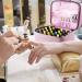 rongweiwang Stylish Appearance And Safe Nail Polish Storage Bag For 30 Grids 30 Grids Nail Polish Storage Bag Polyester Easy Storage pink - Buy Online on GoSupps.com