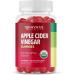 Organic Apple Cider Vinegar Gummies with The Mother | Metabolism Stomach Control & Energy Support | Vegan & Non-GMO Natural Apple Flavor | 60 Count