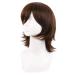 Buy MapofBeauty 14 Brown Short Cosplay Anime Wig with Bangs & Wolf Tail - Perfect for Parties & Festivals - International Shipping Available - Buy Online on GoSupps.com