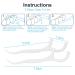 Dental Floss Sticks 240 pcs - Y-Shaped Design for Effective Dental Care | Super Thin 0.1mm Interdental Floss | 8 Pack - Buy Online on GoSupps.com