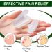 Welnove Gel Toe Separators for Bunions and Overlapping Toes - 8 Pack Medium Size - Silicone Toe Spacers for Pain Relief and Bunion Correction - Men and Women - Buy Online on GoSupps.com