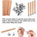 100 Wood Candle Wicks with Trimmer | Natural Crackling Wooden Wicks for DIY Candle Making | 5.1x0.5x0.04inch - Buy Online on GoSupps.com