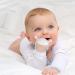 Hand Bite Ring | Soft Silicone Infant Teething Toy | Baby Tooth Ring & Pacifier - Green - Buy Online on GoSupps.com