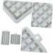 UKCOCO 2 Pcs Silicone Cookie Mold Square Pancake Tray Silicone Baking Waffle Mold Baking Tools Household - Buy Online on GoSupps.com