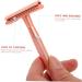 Frcolor 5 Manual Lady Razor - Women's Double-Edged Shaver with Zinc Alloy Head | Wet & Old-Fashioned Design for Smooth Shaving - Buy Online on GoSupps.com