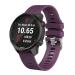 ISABAKE Watch Band for Garmin Forerunner 245 / 245 Music/ Forerunner 645 / 645 Music,Compatible with Garmin Vivoactive 3 /Venu Sq/Vivomove HR,20mm Soft Silicone Replacement Wristbands (Purple)