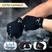 Atercel Workout Gloves - Men & Women Exercise Gloves for Weight Lifting, Cycling, Gym Training - Breathable & Snug Fit - Black Large - Buy Online on GoSupps.com