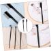 FOMIYES Eyebrow Comb Set - 2pcs Stainless Steel Eyebrow Brush & Applicator for Lash Extensions & Makeup - Buy Online on GoSupps.com