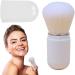 Retractable Makeup Brush - Small Foundation Brush Retractable Blush Brush | Travel-Friendly Portable Makeup Brush Multi-Purpose Use Brush for Travel Foundation Application Portable Compact with Lid white - Buy Online on GoSupps.com