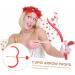 GALPADA 1 Ensemble Arc Et Fl che De Cupidon Arc Et Fl che De Cupidon Accessoires De Cosplay Pour Enfants Et Accessoires Pour La Saint-Valentin Et Les Mariages Et Tenue De B b Cupidon Rouge 42X15X2CM - Buy Online on GoSupps.com