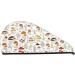 Mushrooms and Butterflies Microfiber Hair Towel - Super Absorbent Coral Velvet Wrap for Long Curly & Thick Hair - Quick Dry Hair Cap for Women - Buy Online on GoSupps.com