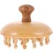 Fomiyes Wooden Massage Comb for Women | Beech & Bamboo Wide Tooth Hair Comb for Scalp & Hair Care - Buy Online on GoSupps.com