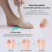 Buy 2 Pairs Hallux Valgus Correction Rail & Bunion Corrector - Silicone Insole & Toe Splint - Beige - Buy Online on GoSupps.com
