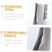 Minkissy Eyebrow Razor Set - 5 Portable Stainless Steel Dermaplaning Tools for Painless Hair Removal | Perfect for Eyebrow Shaping - Black - Buy Online on GoSupps.com