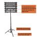 BubuStar 120 Pegs Hair Braiding Rack - Adjustable Height Double Sided Standing Hair Holder for Stylists - 53In Black - Buy Online on GoSupps.com