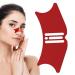 Nose Stencils For Makeup Silicone Nose Shadow Tool Eyeliner Stencils Wing Tips Face Make Up Stencils Nose Eyebrow Cheekbone Contour Stencils Reusable Makeup Eyelash Tool Red