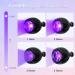 TOEDO 3W UV LED Gel Nail Lamp | 4 Levels Setting Gooseneck Lamp Clip | Professional Nail Dryer for Gel Polish | Black Nail Art Accessories - Buy Online on GoSupps.com