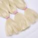 One Piece Braiding Hair Extensions Synthetic 24 Inch 100g Crochet Hair Braid Heat-Resistant - Bleach Blonde - Buy Online on GoSupps.com