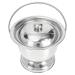 ORFOFE Patient Urinal Pot Practical People Urinals Kids Pee Stainless Cover Steel Travel Toilet Elders Training Sturdy With