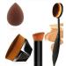Verdant Touch Face Makeup Foundation Air Cushion BB Cream Foundation with Mushroom Sponge Long Lasting Concealer Tone Up Moisturizing CC Cream Ivory Color