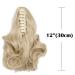 Buy Ash Blond Ponytail Extension | Voluminous Wavy Hair Piece - 110g (30cm) | Realistic Braid Hair Extensions - Buy Online on GoSupps.com