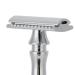 Premium Double Edge Blade Safety Razor - Stainless Steel Men's Grooming Tool | Retro Blue Epilation Accessory - Buy Online on GoSupps.com