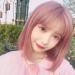 Shop Stylish European & American Fashion Wigs - Light Pink & Dark Brown Bobo Bangs for Women - Buy Online on GoSupps.com