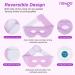 Newgo Eye Mask - Cooling Face Goggles for Migraines Headaches Dark Circles & Tired Eyes - Ice Eye Mask (Purple) - Buy Online on GoSupps.com