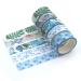 10 Rolls FKEYTO Washi Tape Set 15mm x 5 Meters - Ideal for Bullet Journals, Scrapbooking, DIY Crafts, and Planners - Buy Online on GoSupps.com