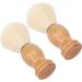Premium Mini Shaving Brush for Men - Soft Synthetic Wooden Handle Ideal for Travel & Home Grooming | Facial Razor & Clean Tool - Buy Online on GoSupps.com