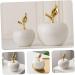LIFKICH Ceramic Apple Ornament Crystal Apples Figurine Christmas Fruit Figurine Christmas Apples Figurines Apples Paperweight Fake Fruit Ceramic Fruit Statue Ceramics White Desktop Props White 15.00X11.50X11.50CM - Buy Online on GoSupps.com