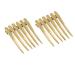 12pcs Salon Hairdressing Cutting Hairpins - Golden Styling Clips for Dyeing & Hairdressers - Buy Online on GoSupps.com
