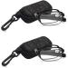 Twinkleyes Foldable Reading Glasses for Men & Women | 2-Piece Set with Etui | +1.0 to +4.0 | Stylish & Portable Black Glasses - Buy Online on GoSupps.com