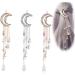 minkissy Wedding girl headpiece wedding barrette tassel hair pin bridal hairpin bead tassel barrette crystal charms hair clip tassel drop hairpin wedding headdress pendant moon Crystal - Buy Online on GoSupps.com