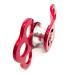 EMMRAGNO 30KN Climbing Single Pulley | Three Hole Hitch Bearing Pulley for Rock Climbing, Rappelling & Zipline Sports - Buy Online on GoSupps.com